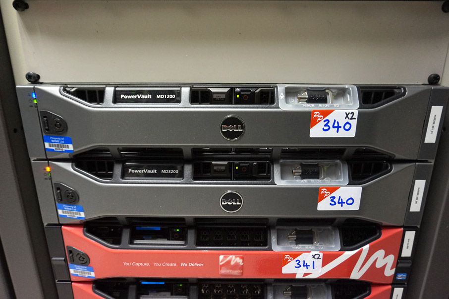 Dell MD1200 power vault server, Dell MD3200 power...