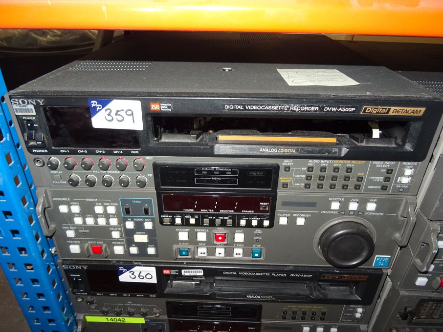 Sony Digital Betacam DVW-A500P digital video casse...