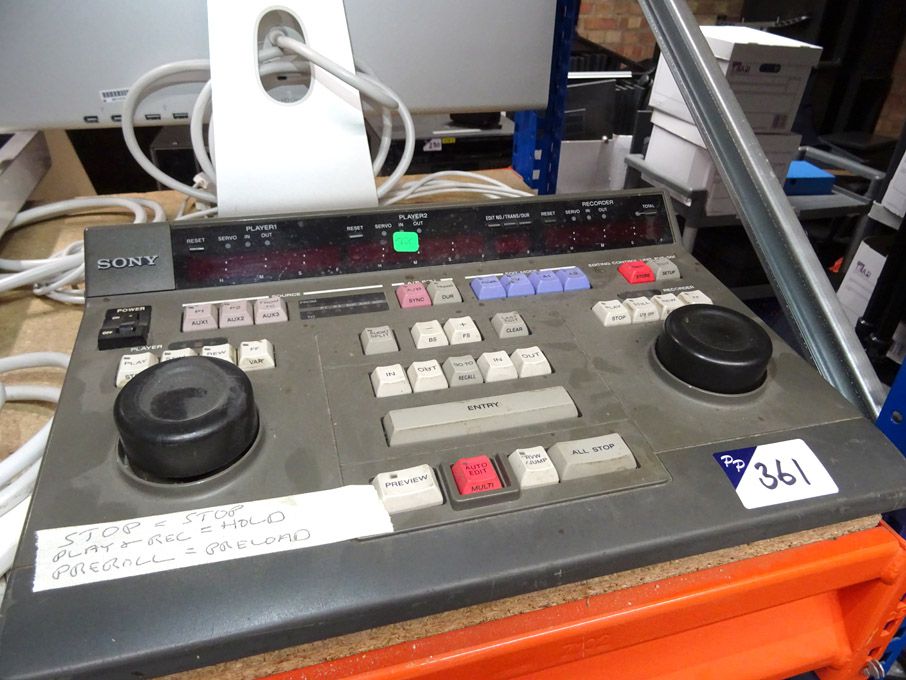 Sony PWE-500 editing control unit