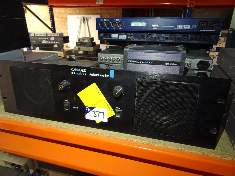 Canford dual rack monitor