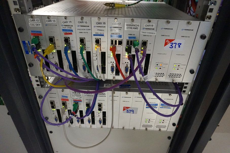Teracue chassis with DMM series plug in cards / PS...
