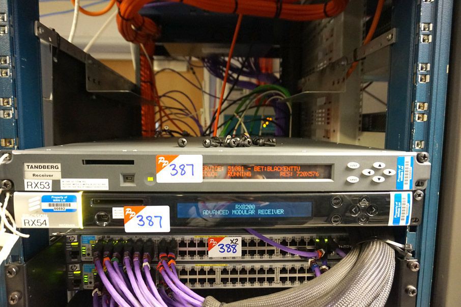 Tandberg RX8200 rack type receiver, Ericsson RX820...