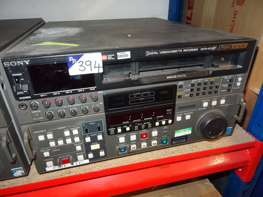 Sony DVW-A500P digital video cassette recorder