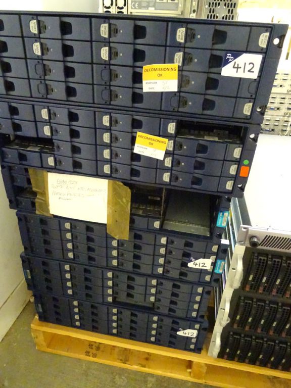6x Data stores with various hard drives