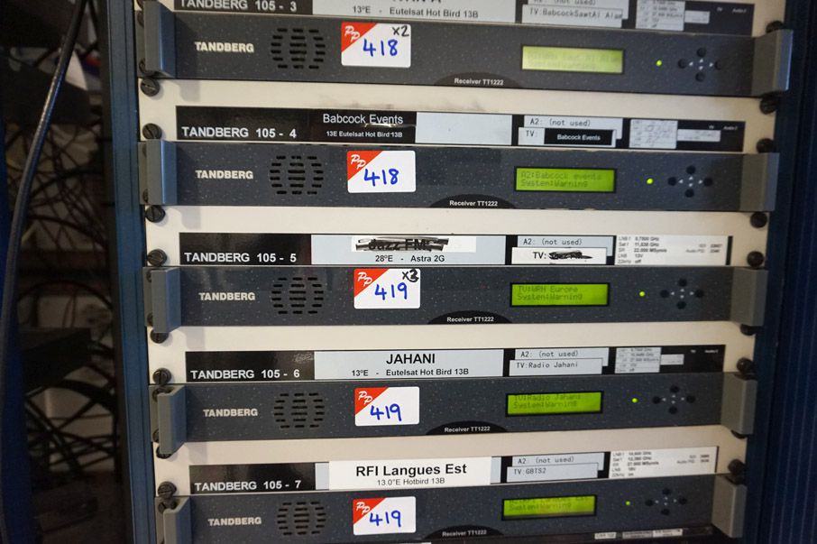 3x Tandberg TT1222 receiver