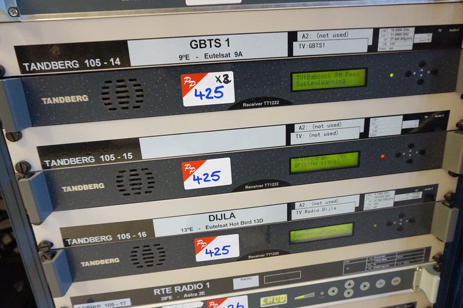 3x Tandberg TT1222 receiver