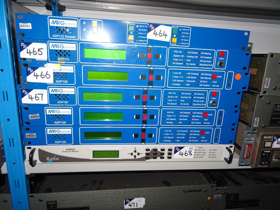 2x MRG system ADP105, 1x MRG systems ADP100 audio...