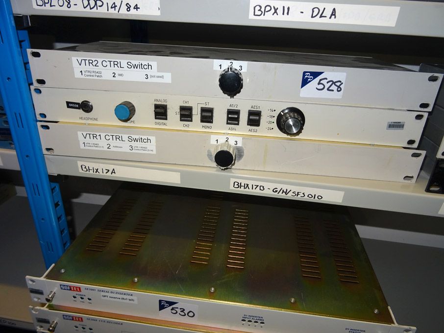 3x various rack type headphone / control switches