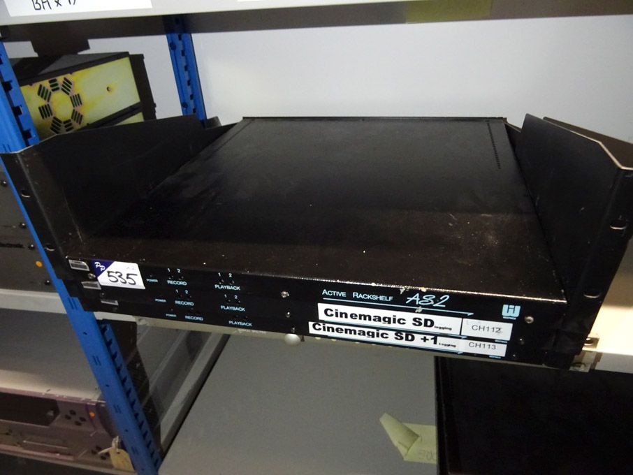 3x AS2 Active rack shelf
