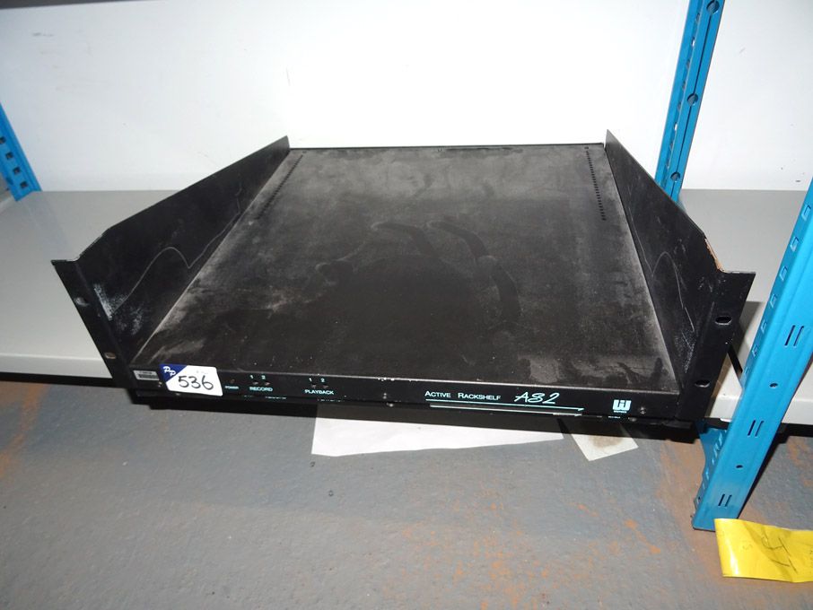 2x AS2 Active rack shelf
