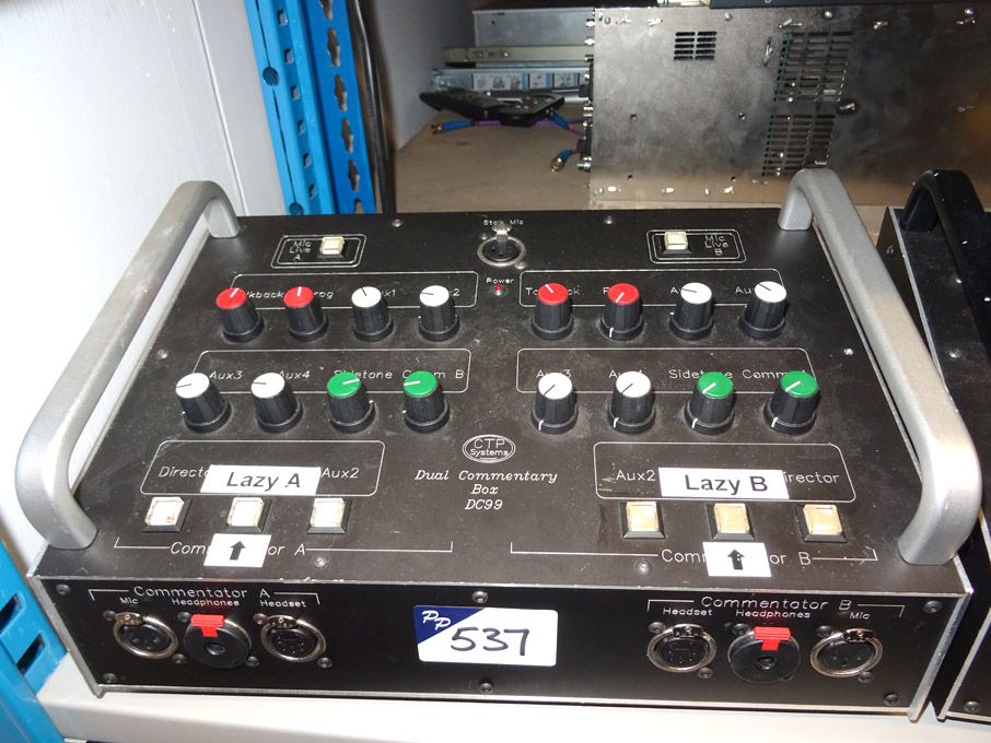 CTP Systems DC99 dual commentary box