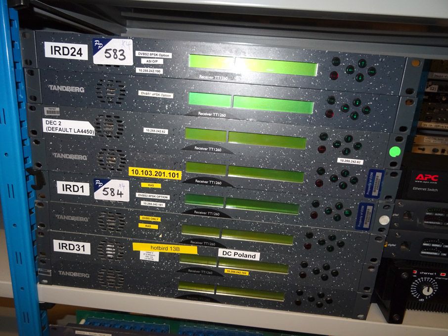 4x Tandberg TT1260 receivers