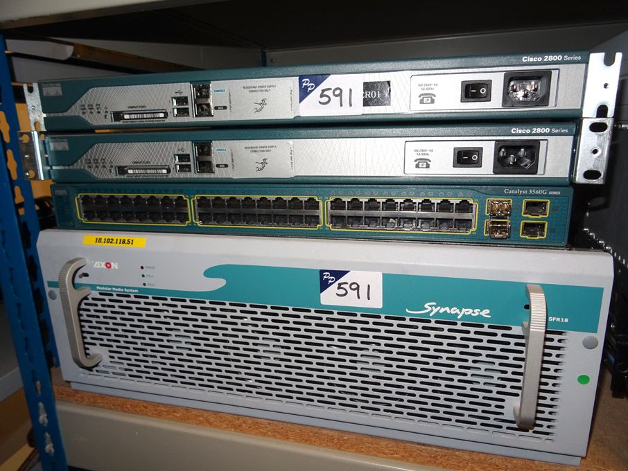 Axon SFR18 Synapse modular media system, Cisco 356...
