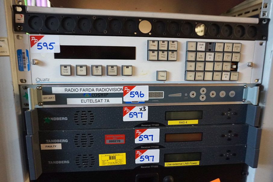 3x Tandberg TT1222 receivers