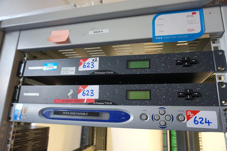 2x Tandberg TT6120 TS processors