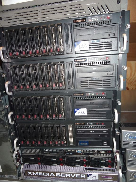 4x Supermicro datastores, Miranda Xmedia server
