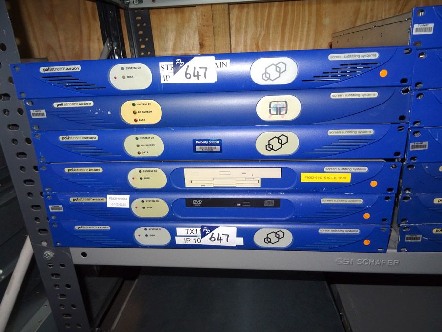 Qty Polistream A4001, G3000, P5000 screen subtitli...