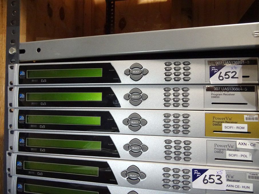 4x Scientific Atlanta D9850 Power Vu program recei...