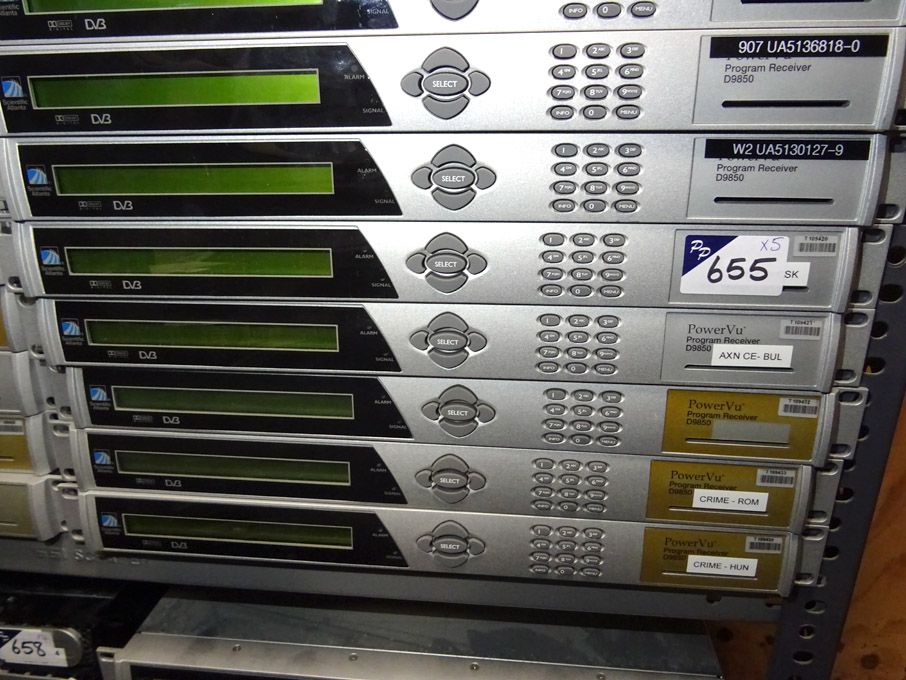 5x Scientific Atlanta D9850 Power Vu program recei...