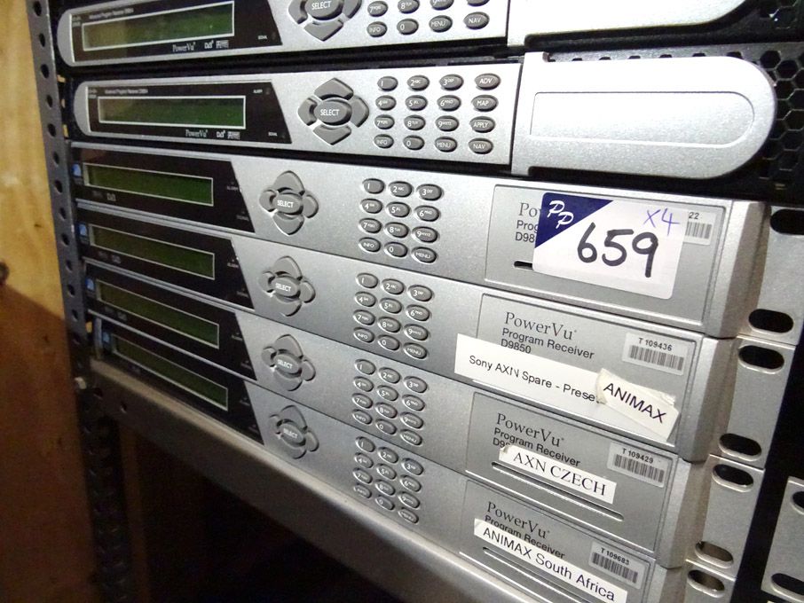 4x Scientific Atlanta D9850 Power Vu program recei...