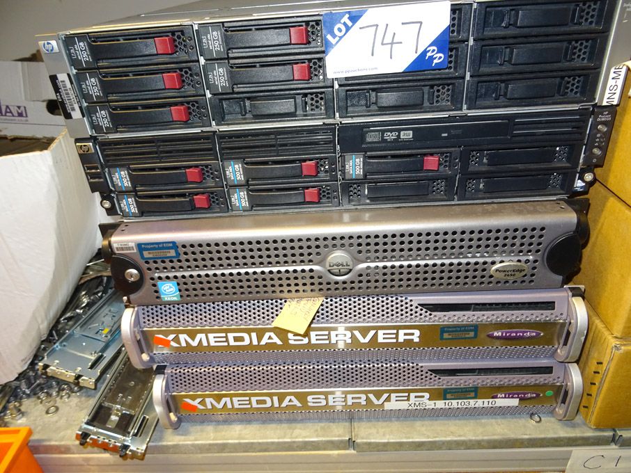 2x HP Storage works MSA20 Datastore, Dell PowerEdg...
