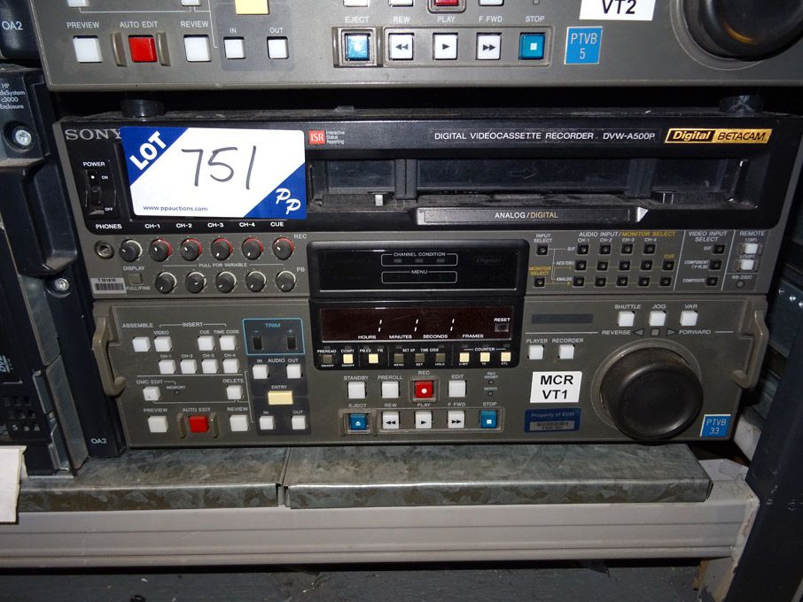 Sony DVW-A500P digital video cassette recorder