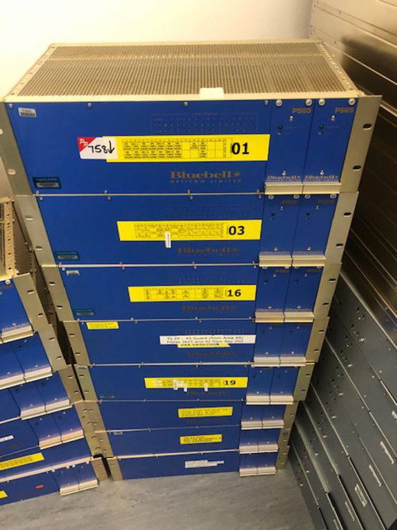 AMEND: Should read ‘8x Bluebell PS65 chassis, some...