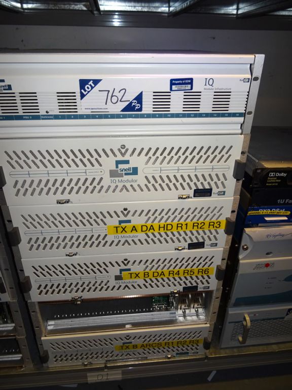 6x Snell IQ Modular Roll Call chassis inc various...