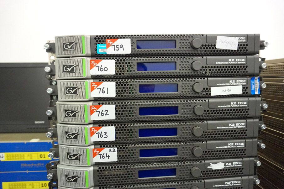 2x Grass Valley K2 Edge integrated playout server