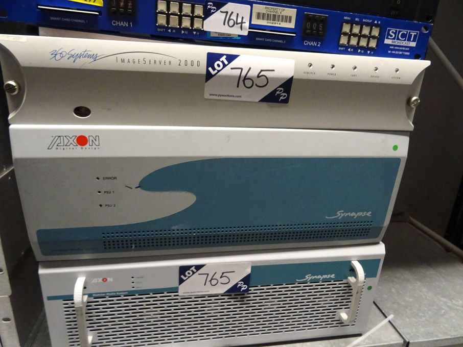360 Systems image server 2000, 2x Axon multi media...