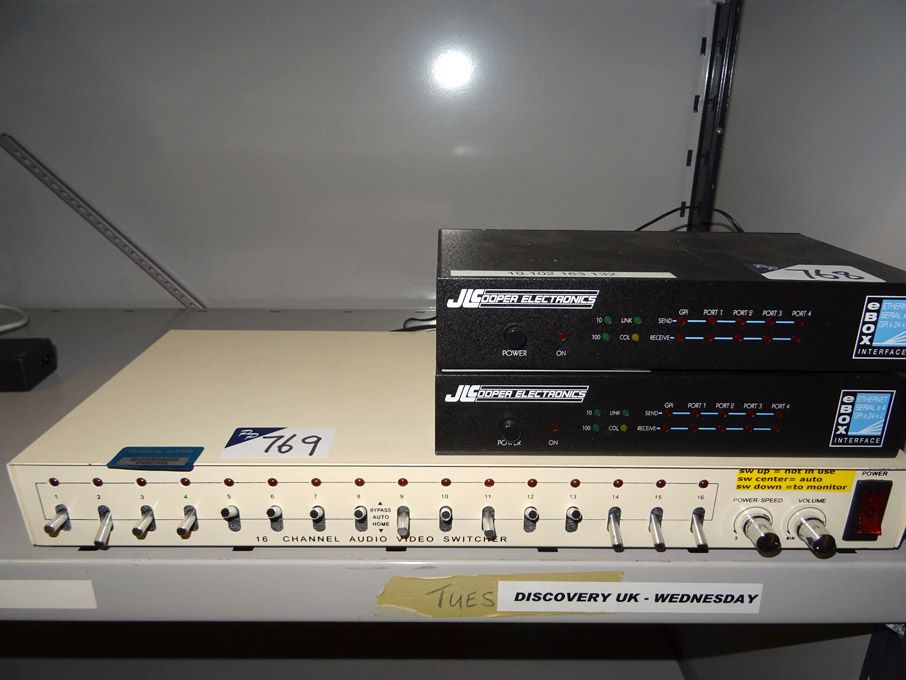 16 channel audio / video switcher
