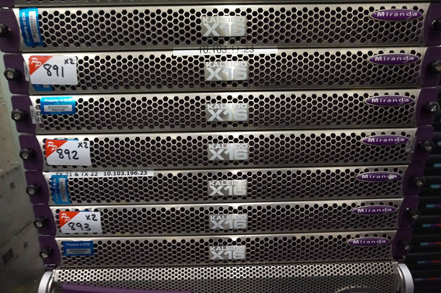 2x Miranda Kaleido X16, HD SDI / 3G multi-image di...