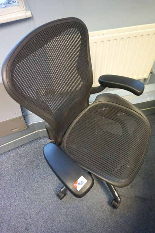 Herman Miller black office swivel chair