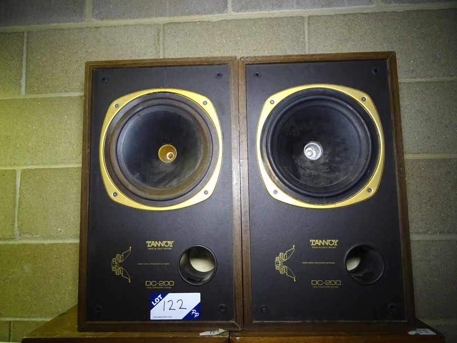 2x Tannoy DC-200 dual concentric system speakers