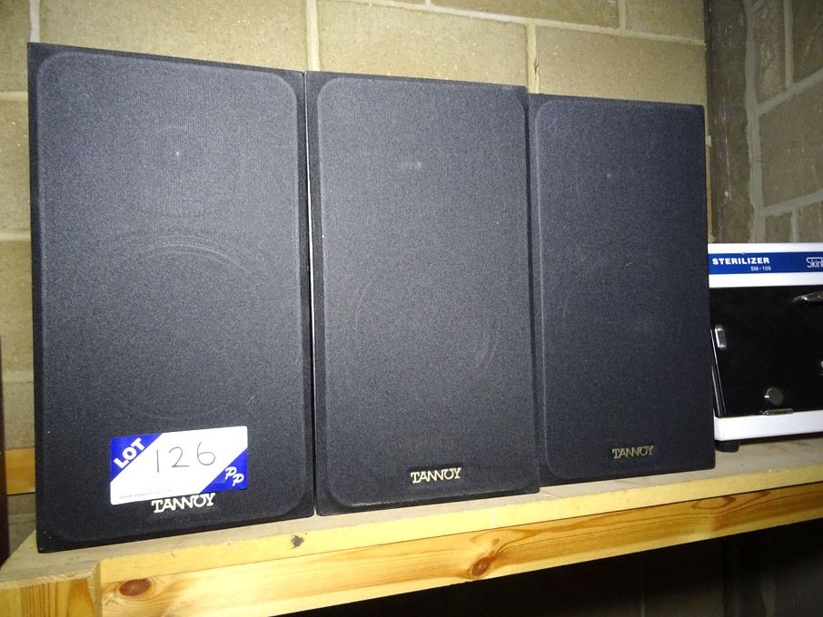 3x Tannoy speakers
