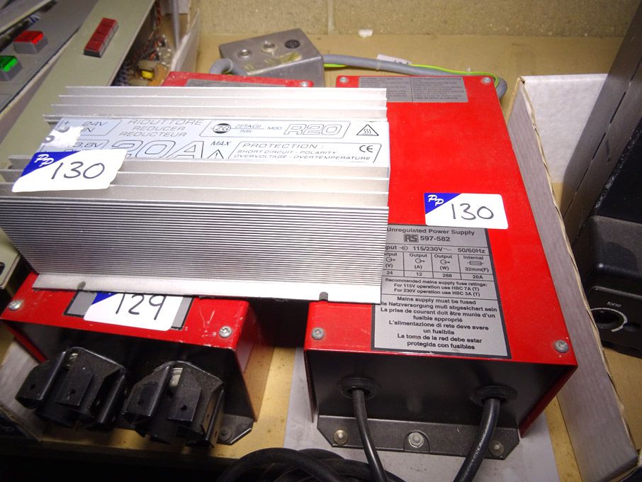 RS 597-582 unregulated power supply, Zetagi R20 20...