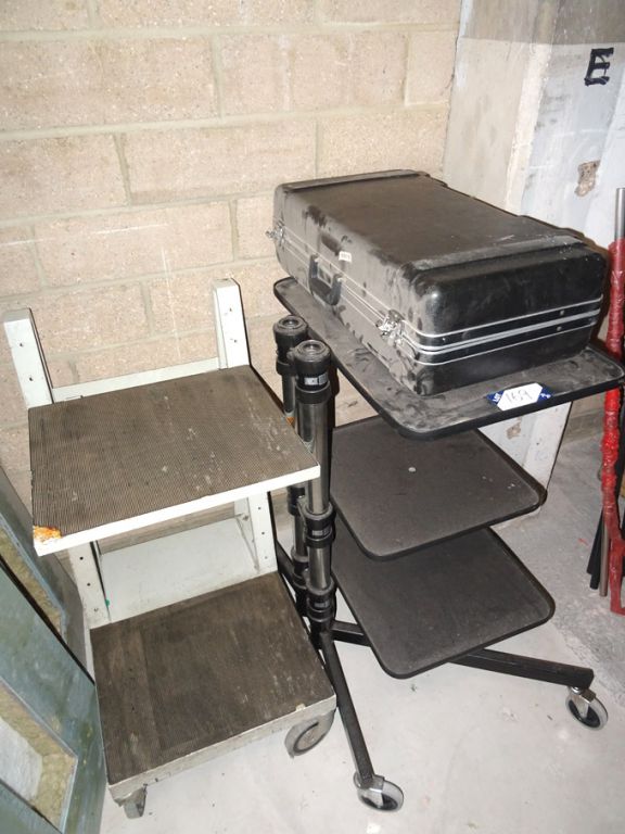 Unicol TV stand, storage case & similar trolley