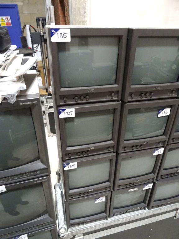 4x JVC TM-A10E-K CRT studio monitors