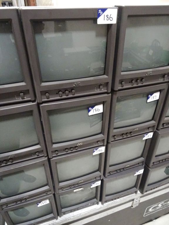 4x JVC TM-A10E-K CRT studio monitors