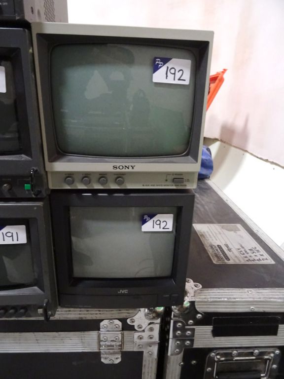 Sony SSM-930CE black & white monitor, JVC TM-10E C...