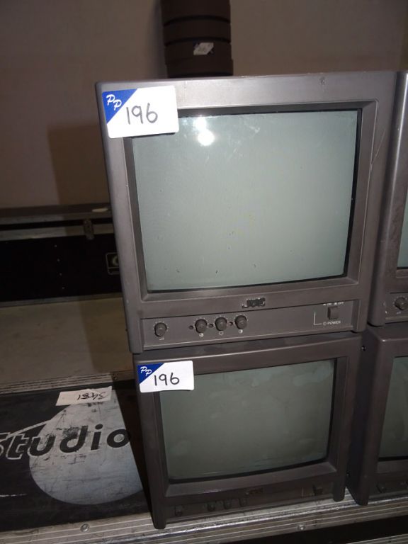 2x JVC TM-A10E-K CRT studio monitors