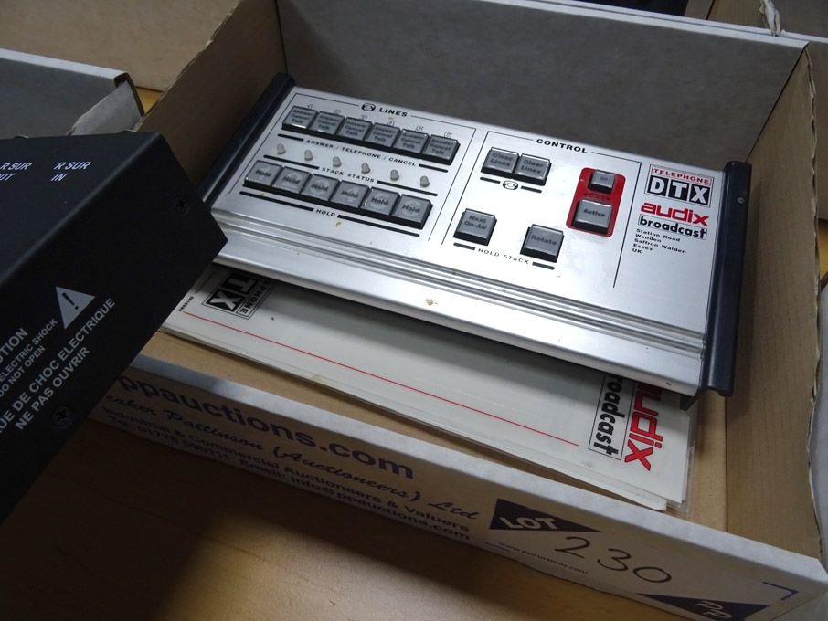 Audio Broadcast DTX 7000 digital telephone in syst...