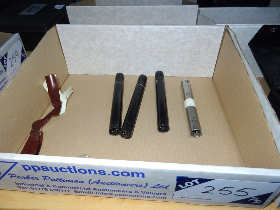 3x Beyer Dynamic CK703 microphones, AKG C451E micr...