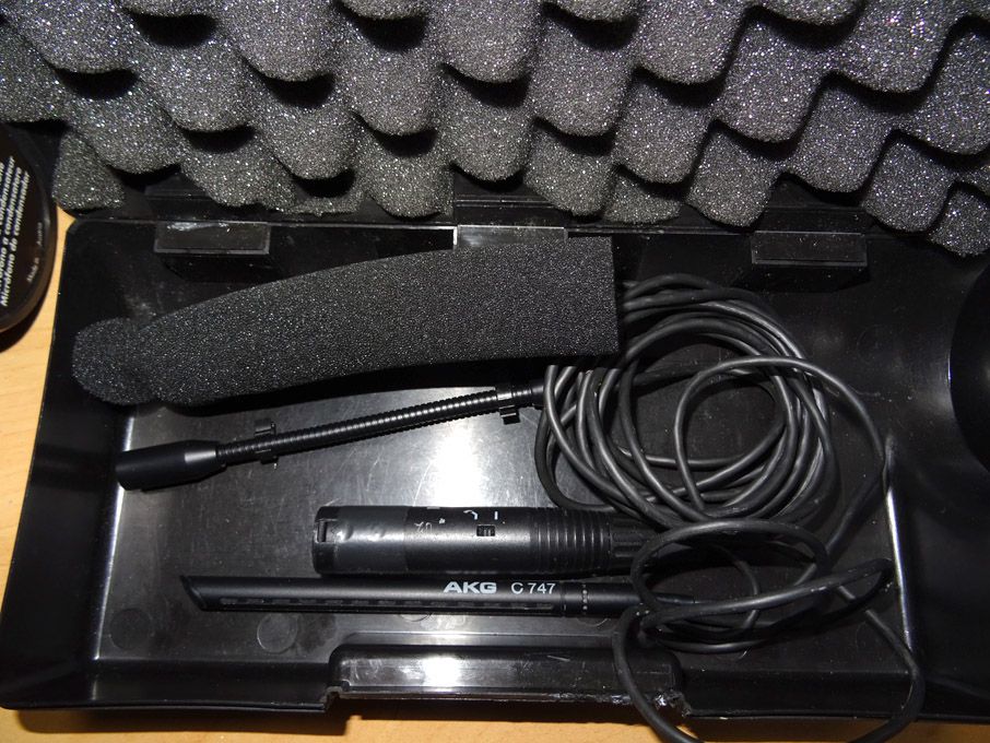 AKG C747 Comb condenser microphone in case