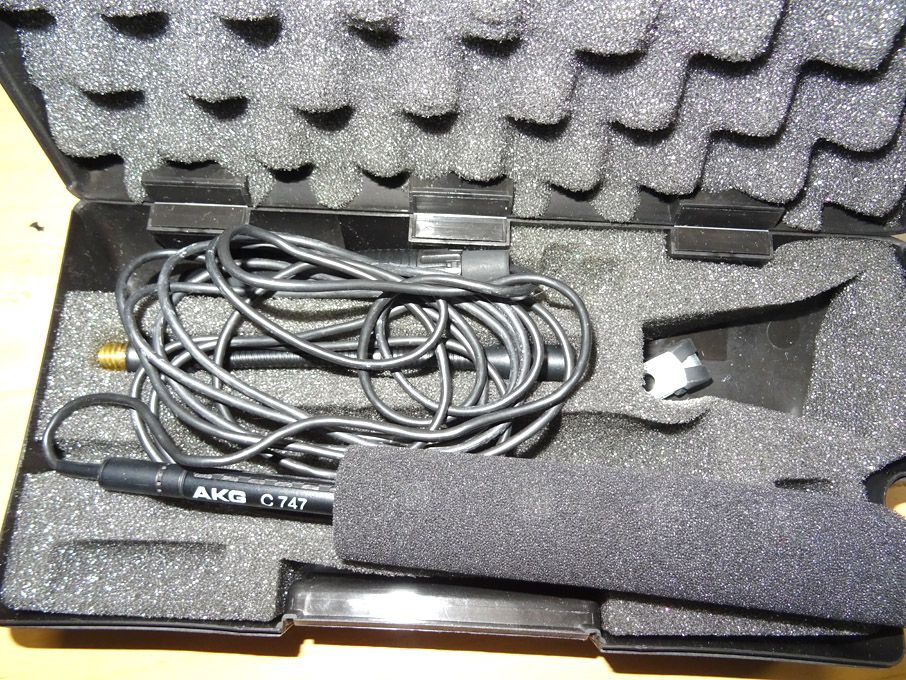 AKG C747 Comb condenser microphone in case