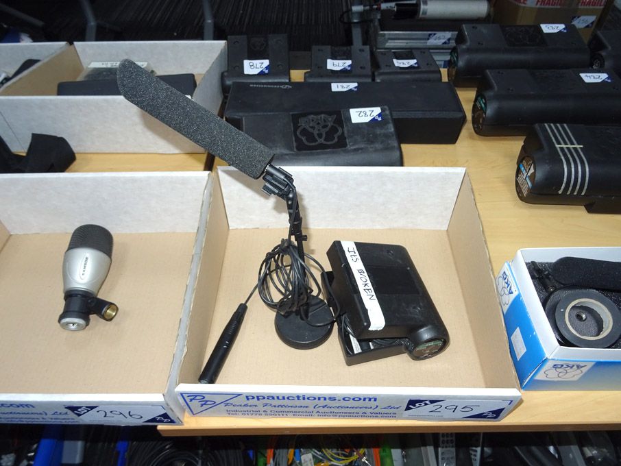 AKG C747 Comb condenser microphone & AKG C418 cond...