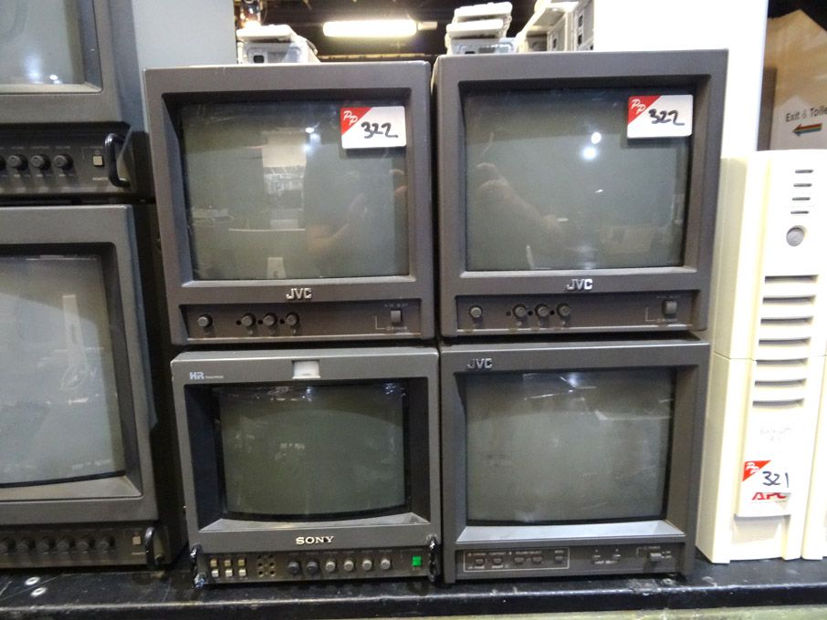 2x JVC TM-A101G, Sony PVM-9044QM, JVC TM-A10E-K co...