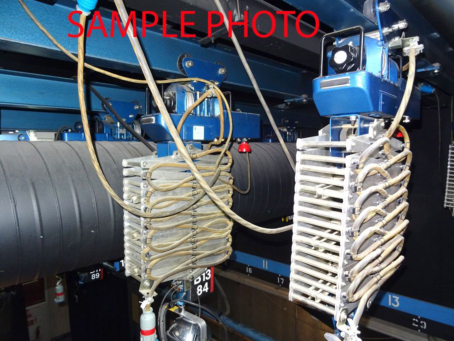 5x Colotran motorised pantographs, 37kg SWL