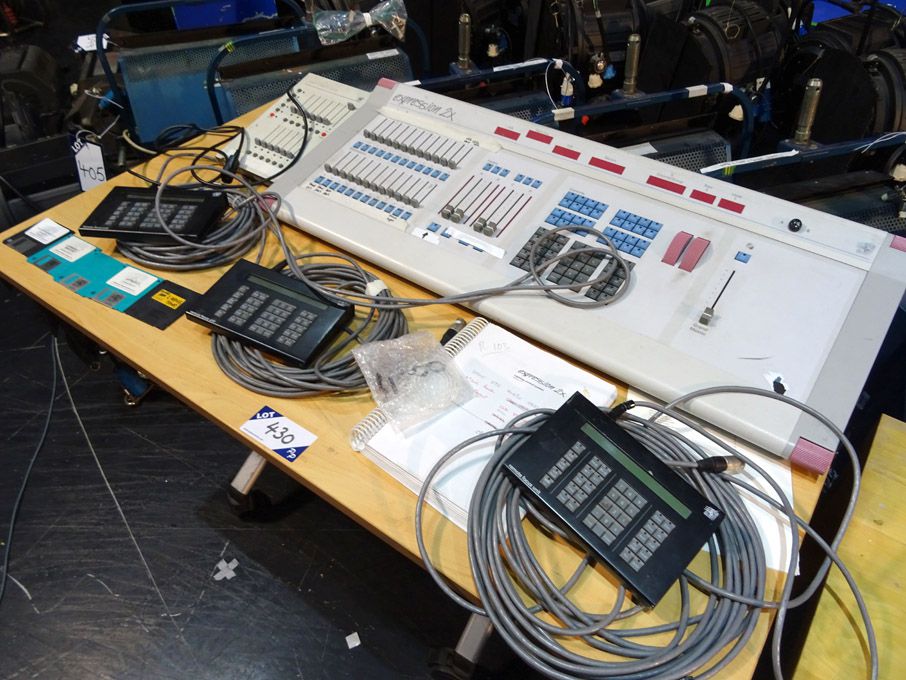 ETC Expression 2x 24 channel lighting control desk...