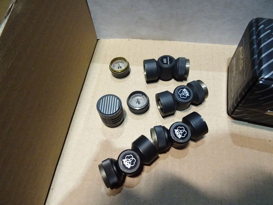 4x AKG A61 microphone swivel joint, AKG 61-ULS mic...